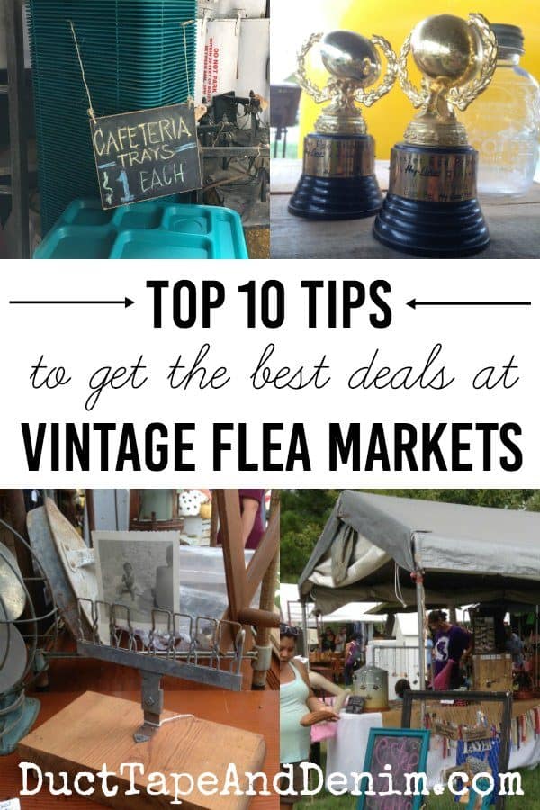 Flea Market Tips, Top 10 tips to get the best deals at vintage flea markets