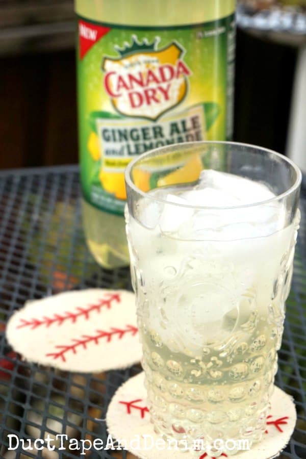 How to Make Embroidered DIY Canvas Baseball Coasters