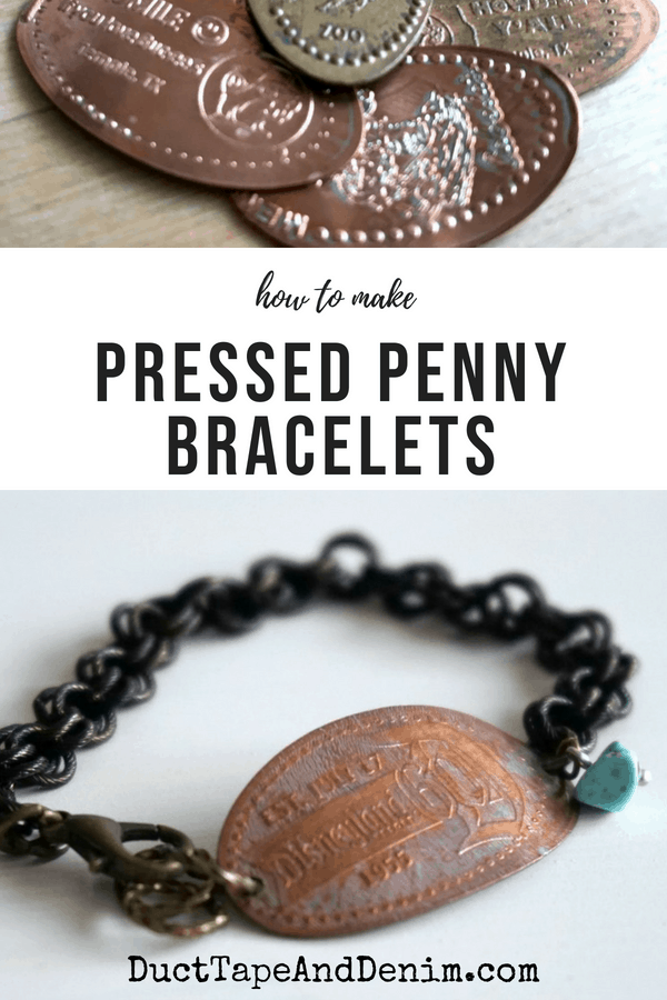 How to Make Pressed Penny Bracelets