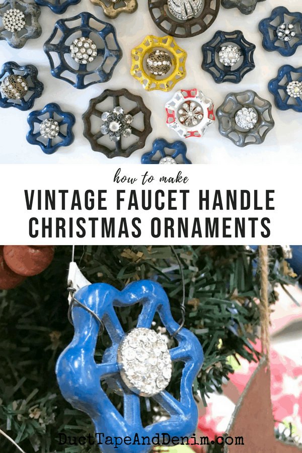 How to make Christmas ornaments from faucet handles