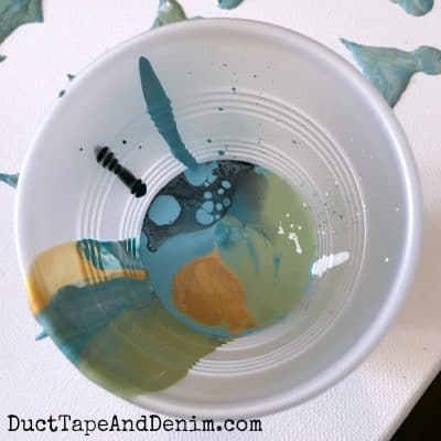 How to do the Paint Pour Technique on a Jewelry Box {VIDEO}