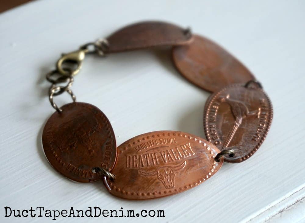 How to Make a Pressed Penny Bracelet {VIDEO}