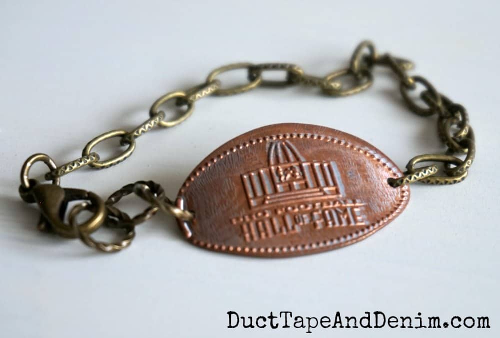 How to Make a Pressed Penny Bracelet {VIDEO}