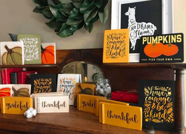 my fall and pumpkin signs