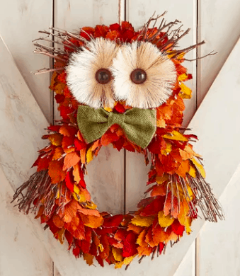 owl wreath