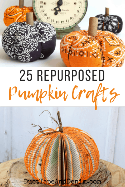 21 Easy Pumpkin Crafts You Can Make from Junk: DIY Fall Decor