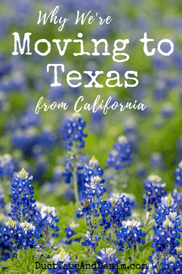 why we're moving to Texas from California