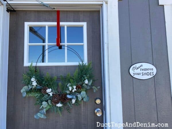 front door Christmas wreath